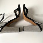 ASOS  Design Hot Step Embellished Rhinestone Block Heel Black Sandals size 5 Photo 9
