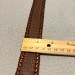 Vintage 1991 Beaded Native American Southwestern Leather Belt size 36 Brown Photo 5