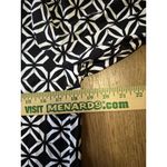 LULU B Dress Women Large 3/4‎ Sleeve Stretch Black White Pre Shrunk Beach Travel Photo 5