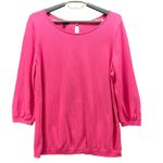Talbots Bow Sweater Fuchsia Pink 1X Photo 2