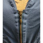 Torrid  Blue Rayon Spandex Zip Front Cinched Waist Midi Dress Women's Size 1 Photo 1