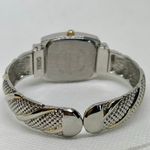 Studio women watch cuff bangle bracelet 25mm quartz two tone size 6” running Photo 3