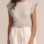 Anthropologie Daily Practice Gardenia Short-Sleeve Babydoll Mini Dress Photo 0