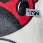 Jerzees Vintage 1980’s  Mickey Mouse Uni-Sex XL White Shoes Pullover Sweatshirt Photo 8