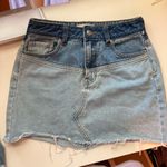 PacSun Patchwork Jean Skirt Photo 0