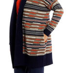 Diane Von Furstenberg DVF  Taletha Wool Knit Chunky Cardigan Sweater Size Small Photo 0