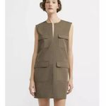 Theory  Utilitarian Cargo Dress In Stretch Chino Size 0 XXS XS Photo 7