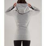 Lululemon Brushed Stride Jacket Ghost Heathered Coal Herringbone / Coal Size 6 Photo 2