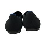 Rothy's Birdseye Round Toe Slip On Ballet Flats Size 8 Black Blue Knit Slip On Photo 5