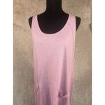 Fresh Produce medium pink gray stripe dress pockets jersey USA Photo 1