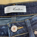 KanCan Jean Shorts Womens S 'Gemini High Rise' Cut‎ Off Stretch Denim Dark Wash Blue Photo 4