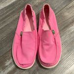 Sanuk  Sidewalker Surfer Slip On Comfort Shoes Pink Photo 1