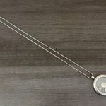 Vintage Beach Themed Necklace Silver Photo 2