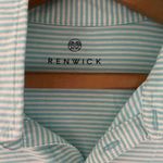 Renwick striped polo shirt size Large. Pima cotton. Preowned excellent condition White Photo 1