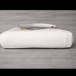 Juicy Couture White “Not Your Babe” Hobo Bag NWT Gold Chain Charms Photo 8