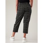 Athleta Arrival Pants in Amara Stripe Black Ankle Length High Rise size 4 Photo 1