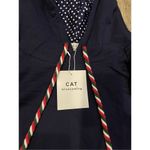 Cat Blossoming Poncho Jacket Hood Bunny Small New Blue Photo 1