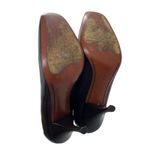 Donald J Pliner Couture Laser Leather Brown Pumps size 8 Photo 8