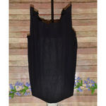 Umgee Womens Black Open Front Floral Embroidered Cardigan Cover Up Size M/L Photo 8