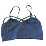 Zenana Outfitters  Grey Strappy Bralette Photo 0