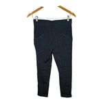 Betabrand  Ponte Knit‎ Dress Pants Herringbone Blue Pull On Size Small Petite Photo 3