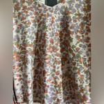 Democracy Long Cuffed Sleeve V-Neck Abstract Wisteria Multi Printed Knit XL Photo 4