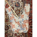 Free People  Paisley Floral Cotton Harem Pants Boho Drop Crotch Size M Photo 5