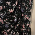 Nasty Gal Ruched Floral Midi Skirt Photo 3
