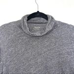 Madewell Whisper Dark Gray Heathered Turtleneck Top Photo 1