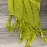 Boho style Green and navy blue tie Photo 2