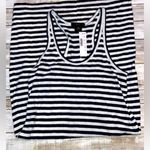 J.Crew Size XS Racerback 100% cotton tank dress in navy stripe Womens NWT Photo 5