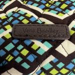 Vera Bradley Rain Forest Quilted Cosmetic Makeup Travel Bag Blue Green Photo 1
