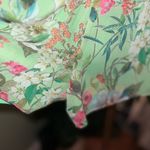 Jay Godfrey  Lydia Green Floral Printed Chiffon Romper Size 6 Photo 5