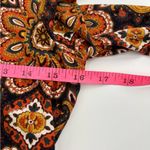 NWT CARA CARA Piper Top In Scarf Medallion C Sz XS turtleneck Orange Photo 5