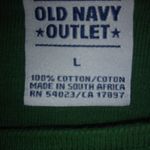 Old Navy  L Crystal Snowman Xmas Top in Christmas Tree Green Photo 2