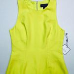 Laundry by Shelli Segal Citron Neon Yellow Sheath Dress Large NWT Photo 10