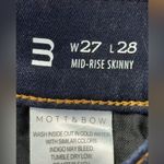 Mott & Bow Dark Denim Mid Rise Skinny Ann Jeans Size 3 NWOT #5784 Blue Photo 7