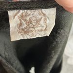 Vintage Modern Romance Dark Green Button Front Tunic Dress Rayon Flax USA Made‎ Brown Size M Photo 8