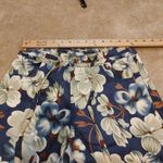 Uniq Size Small S Floral Blue Flower Pants Wide Leg NWT NEW Trendy Boho Photo 7