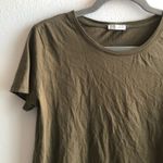 Tee Olive Army Green Zara Collection Short Sleeve Tee Sz S EUC Photo 4