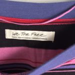 Free People NEW FP We The Free Baja Striped Long Sleeve Tee in Black/Pink Combo Photo 5