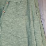 Free People  Beach Womens Green Zuma Cardigan Sweater Small Photo 2