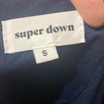 superdown  Grecia Strappy Back Mini Dress Size Small Navy Blue Photo 4