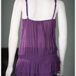 Papaya Sz S Deep Purple Gauze Type Summer Top Sleeveless So Cute! Photo 4