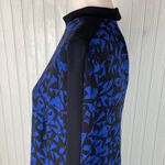 ALC Frank A.L.C. Isley Silk Shift Dress Size 4 Layered Side Slit Abstract Geometric Print Photo 2