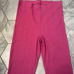 Aerie Cropped Pink Flare Leggings Photo 2