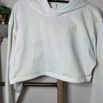 Lululemon  Cropped Hoodie Sweatshirt Size 10 Stain‎ Photo 3