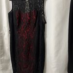 City Chic  Strapless Black and Red Dress Photo 10