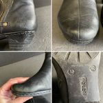 Rieker Black Leather Zip Detail Booties 38 US 7 Photo 8