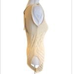 ZARA NWT  WOMEN'S SIDE CUT OUT KNIT TOP CREAM/IVORY SIZE S Photo 3